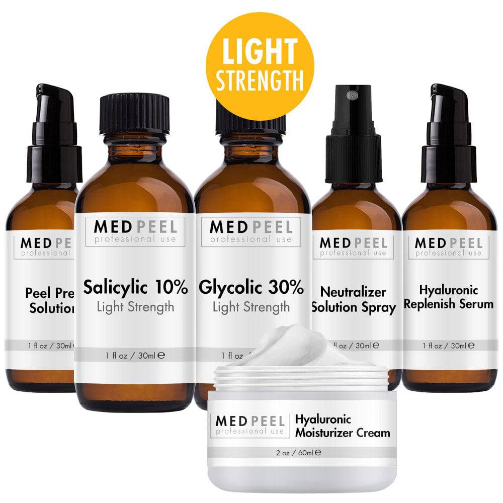 Alpha Beta Light Peel Duo - Salicylic 10% & Glycolic 30% - Medpeel