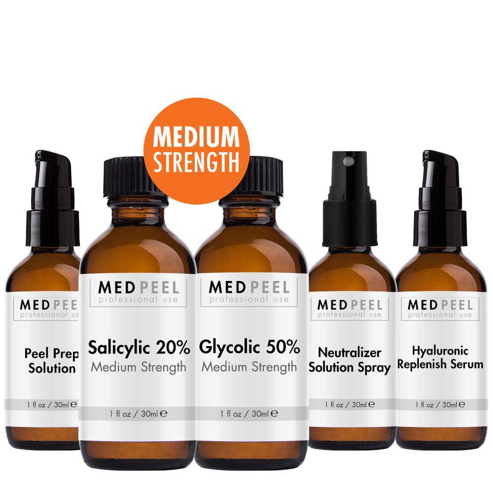 Alpha Beta Medium Peel Duo - Salicylic 20% & Glycolic 50% - Medpeel