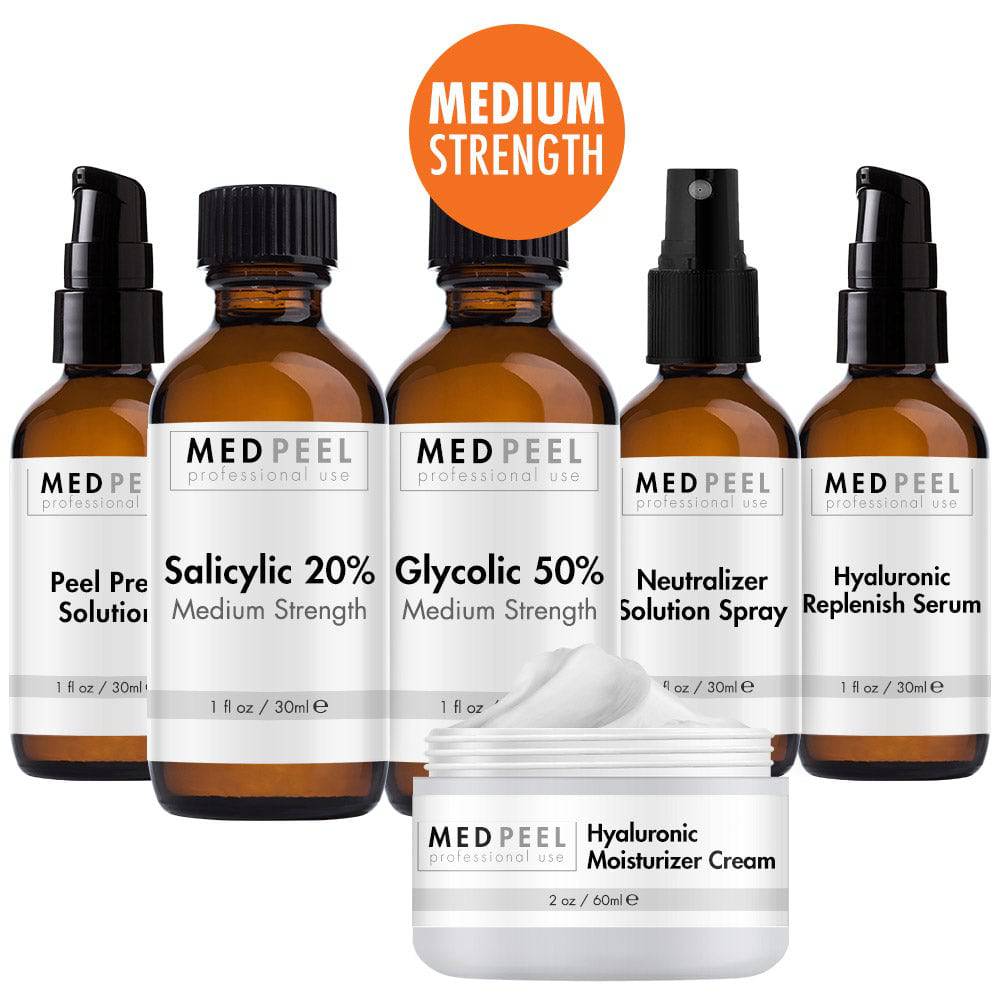 Alpha Beta Medium Peel Duo - Salicylic 20% & Glycolic 50% - Medpeel