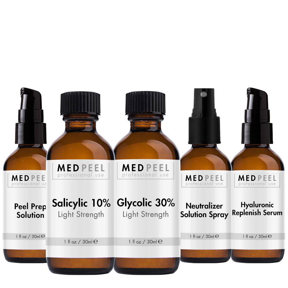 Alpha Beta Light Peel Duo - Salicylic 10% & Glycolic 30% - Medpeel