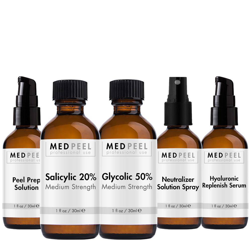 Alpha Beta Medium Peel Duo - Salicylic 20% & Glycolic 50% - Medpeel